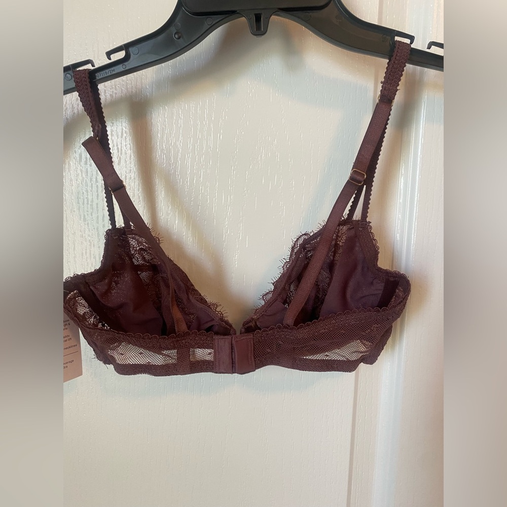 Auden Plum Lacy Bralette - Picture 4 of 7